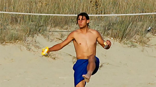 Rafael Nadal Has A Way With Balls